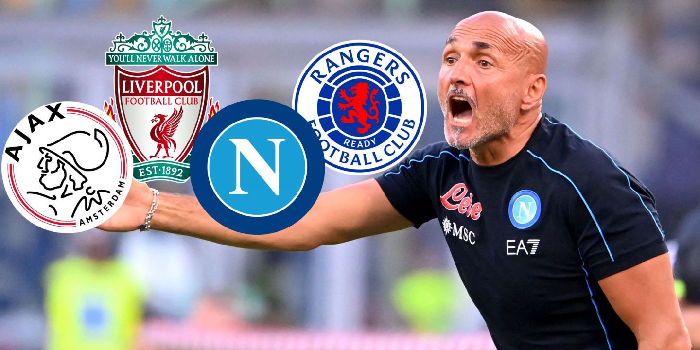 Napoli, Spalletti, Liverpool, Ajax, Rangers