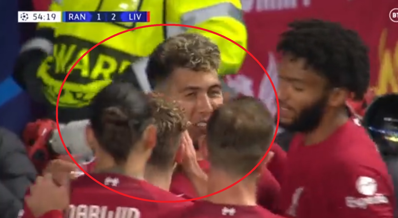 (Video) Wholesome moment between Elliott & Firmino went under the radar after second Liverpool goal