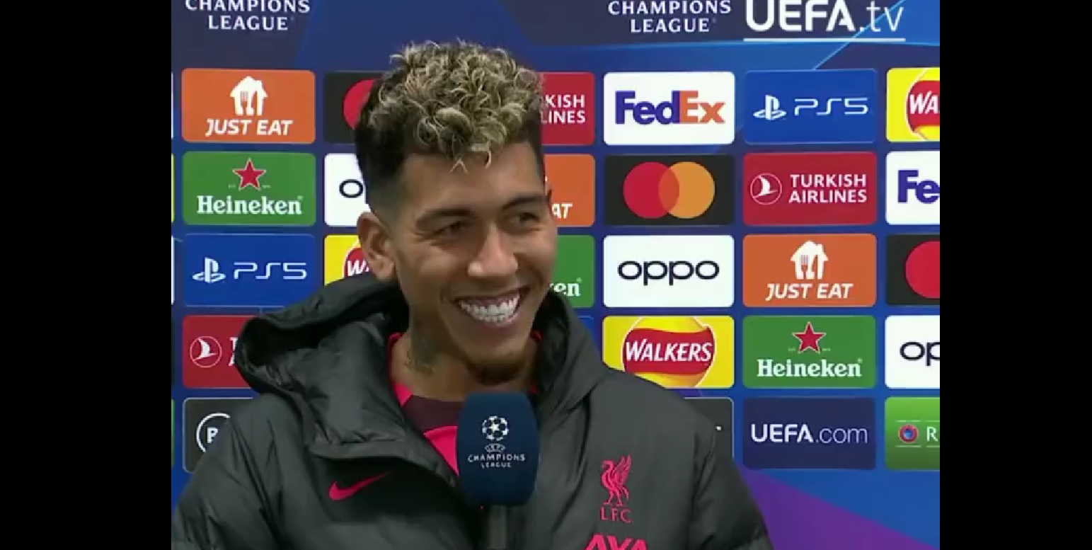 (Video) ‘I tell Darwin’ – Firmino’s prediction on the subs bench came eerily true during Rangers win