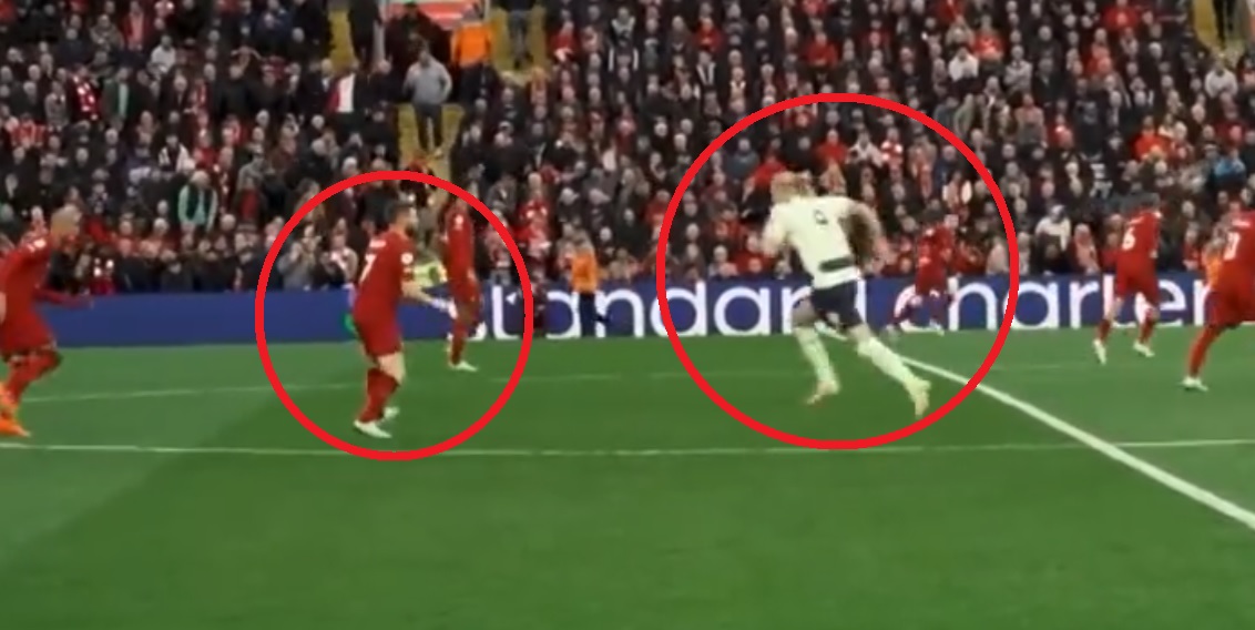 (Video) Eagle-eyed fan spots what Milner did to Haaland immediately after first whistle v Man City