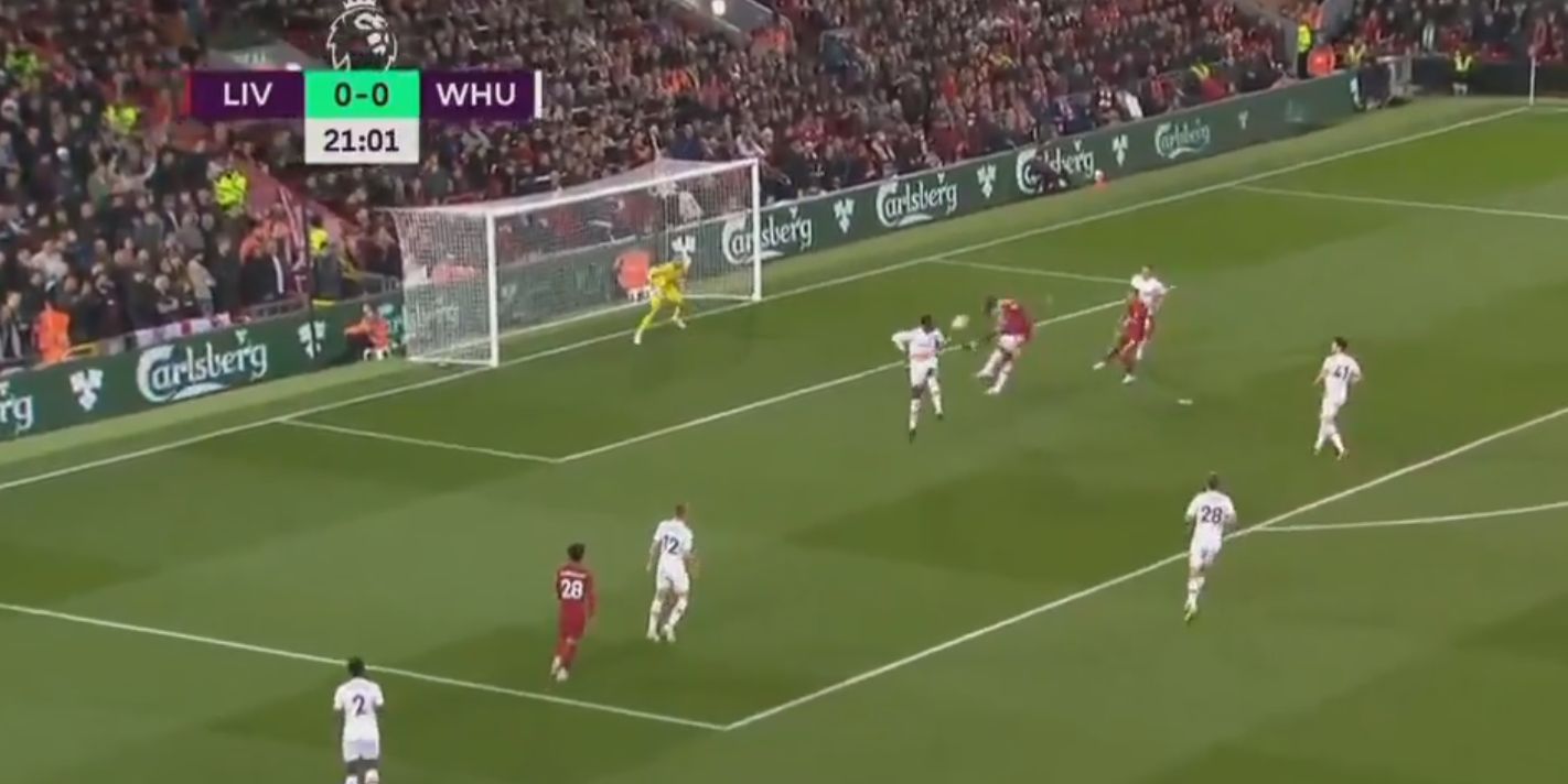 (Video) Darwin Nunez rises highest for superbly technical headed goal v West Ham