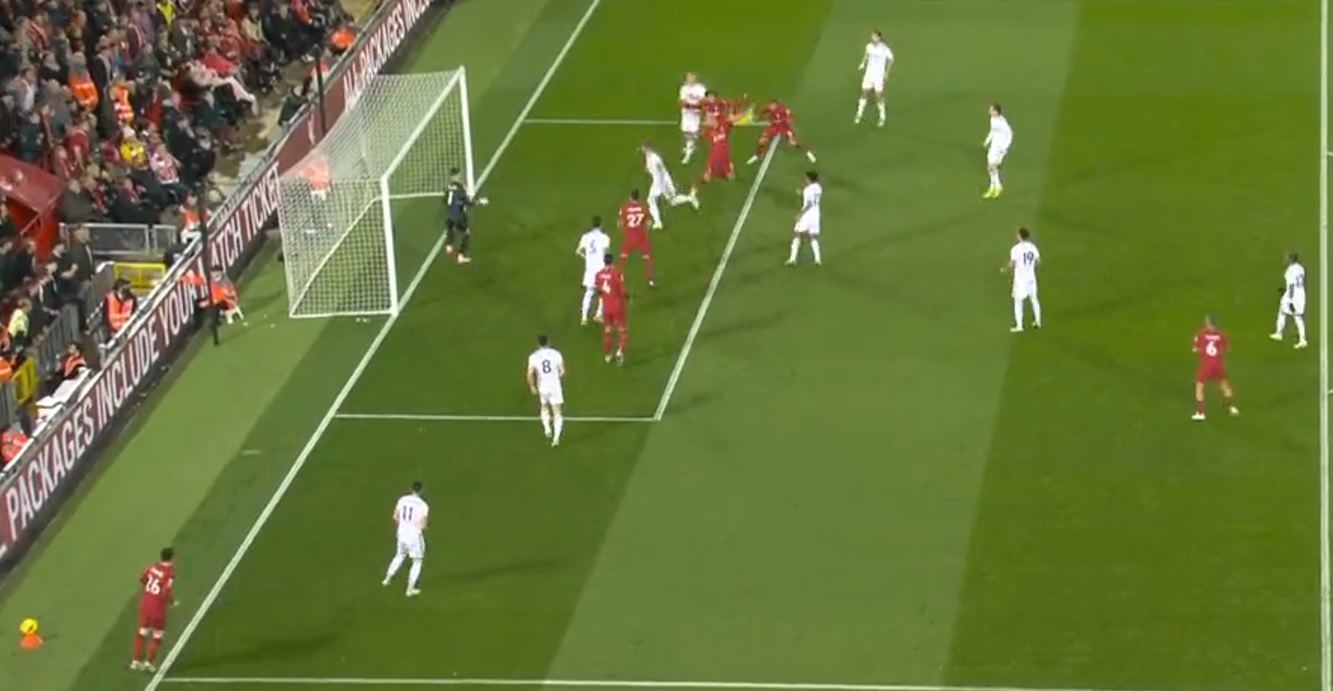 (Video) Mo Salah punishes Leeds with lethal close-range equaliser from Robertson’s fifth assist