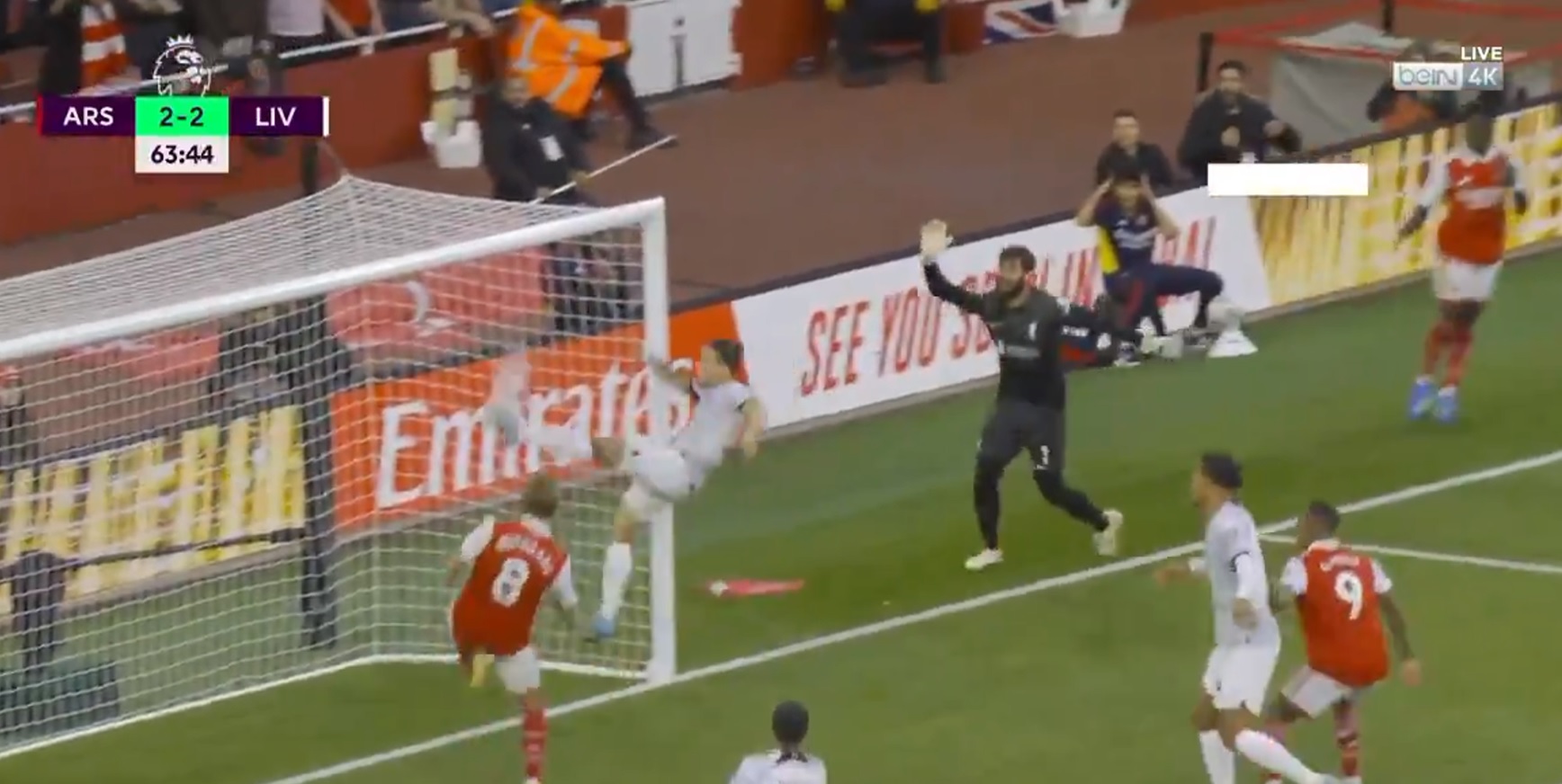 (Video) Tsimikas’ scissor-kick goal-line clearance may be most sensational Liverpool fans have ever seen