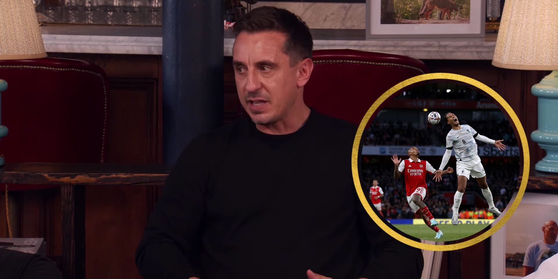 (Video) Gary Neville was ‘alarmed’ by Liverpool’s ‘physical depression’ against Arsenal