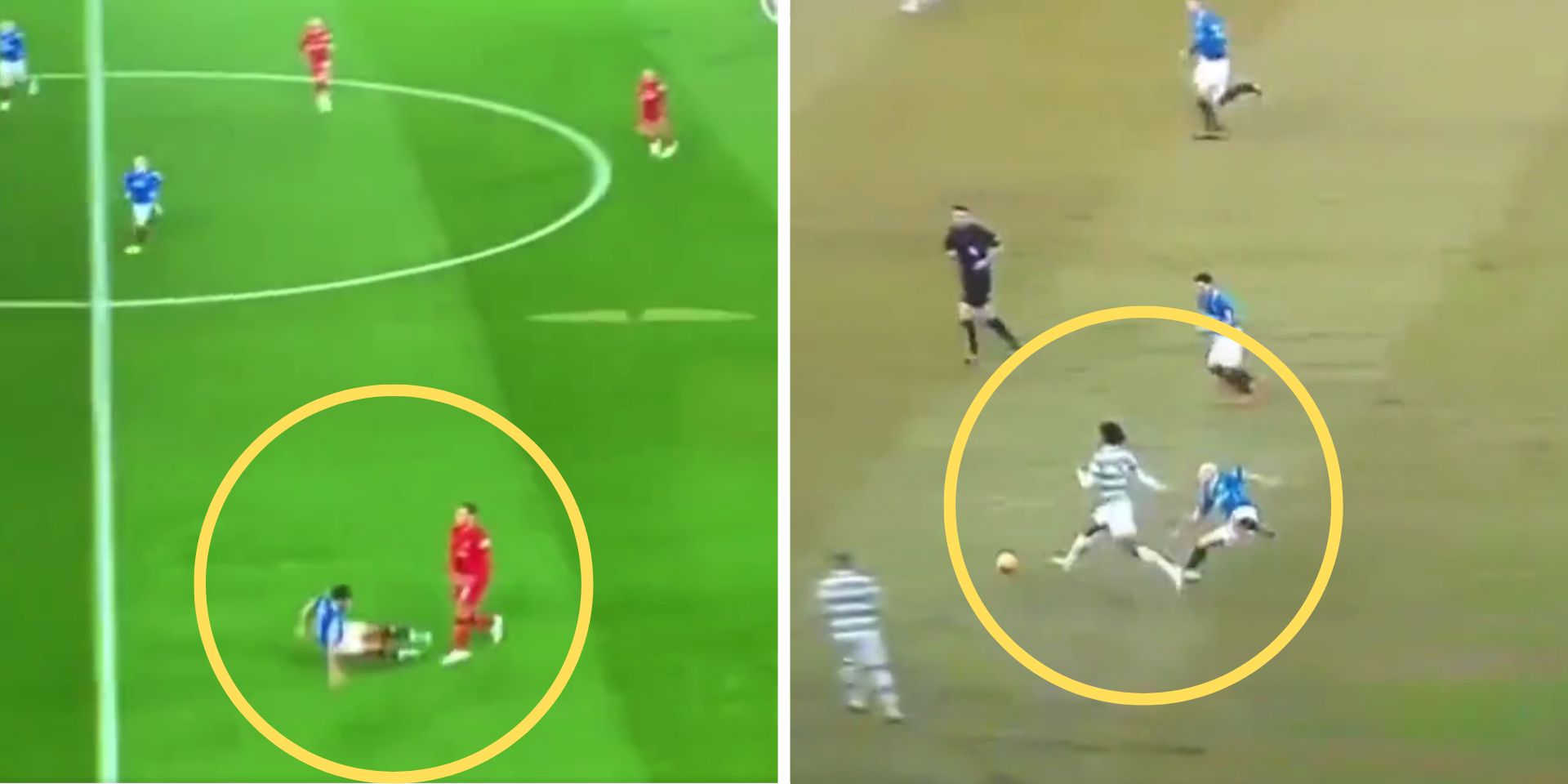 (Video) Hilarious van Dijk shove remarkably similar to Celtic moment against Rangers