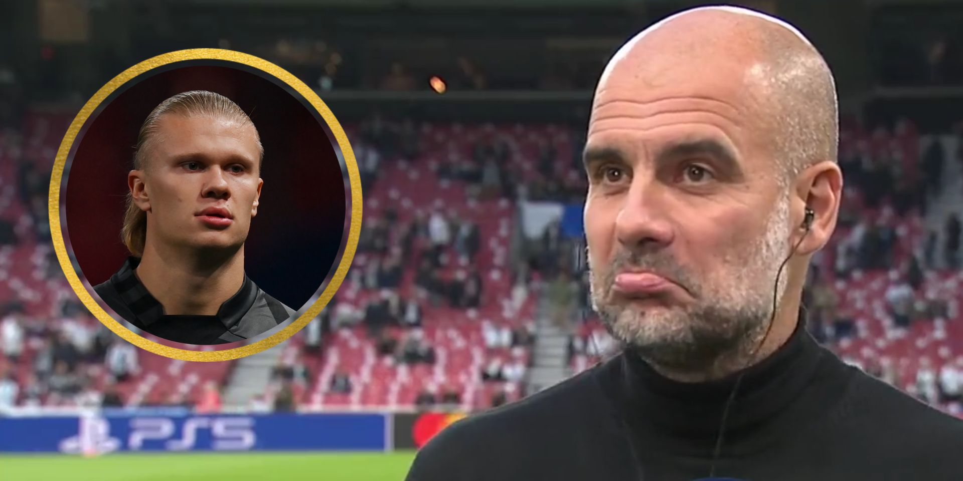 (Video) Spiky Guardiola denies Haaland was rested with Liverpool game in mind after stating he ‘didn’t speak’ with the forward
