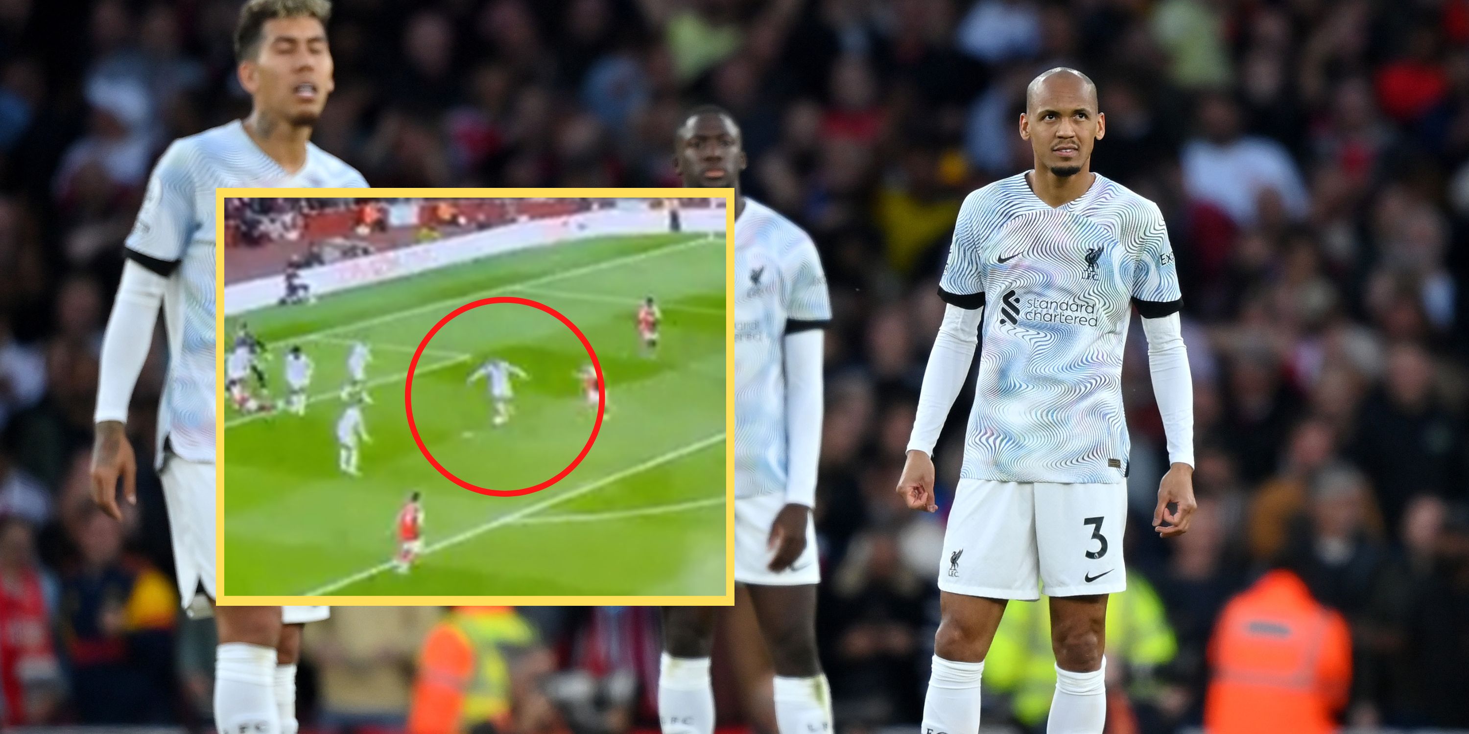 (Video) Sky pundit spots confusing Fabinho moment during Arsenal defeat