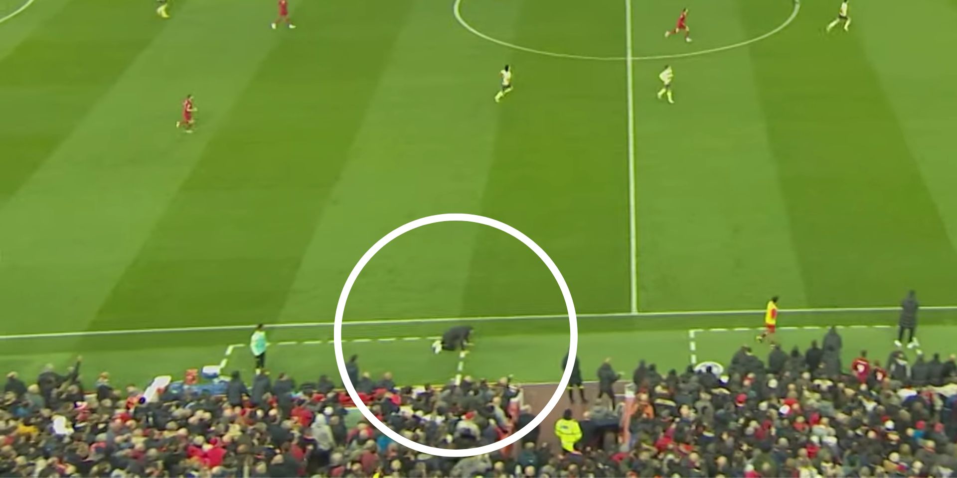 (Video) Guardiola falls to his knees as Salah runs through to score the winner at Anfield