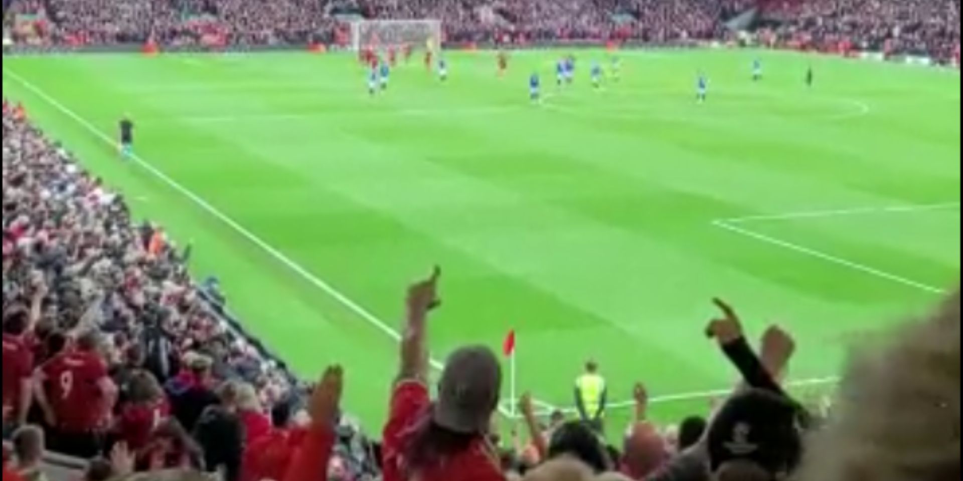 (Video) Anfield erupts into rendition of Mo Salah’s song after his Rangers penalty
