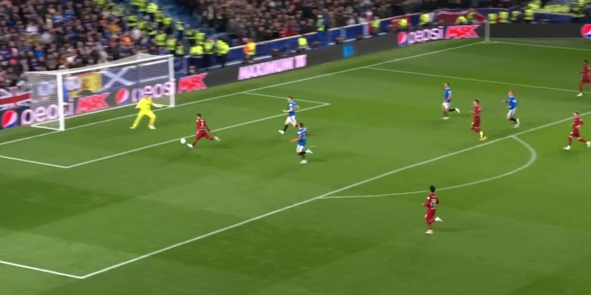 (Video) Bobby Firmino secures his brace and eighth goal of the season to put Liverpool ahead against Rangers