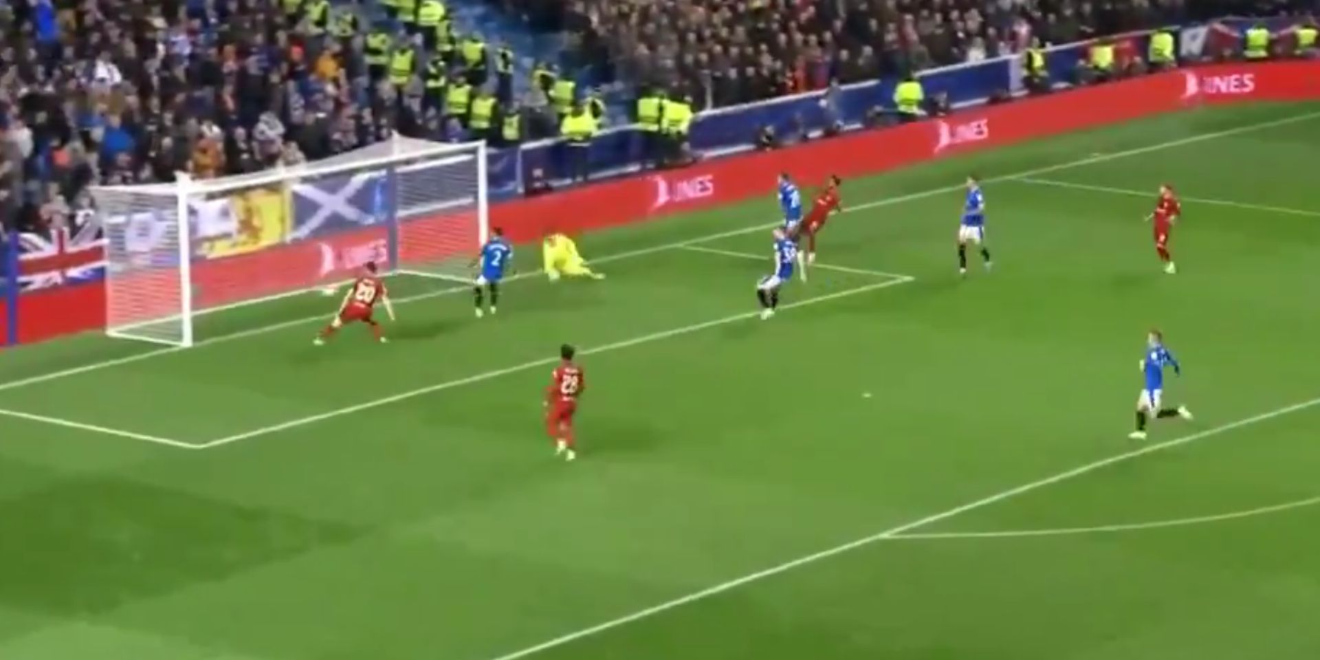 (Video) Salah equals Drogba and Aguero as he puts Liverpool three goals ahead at Ibrox