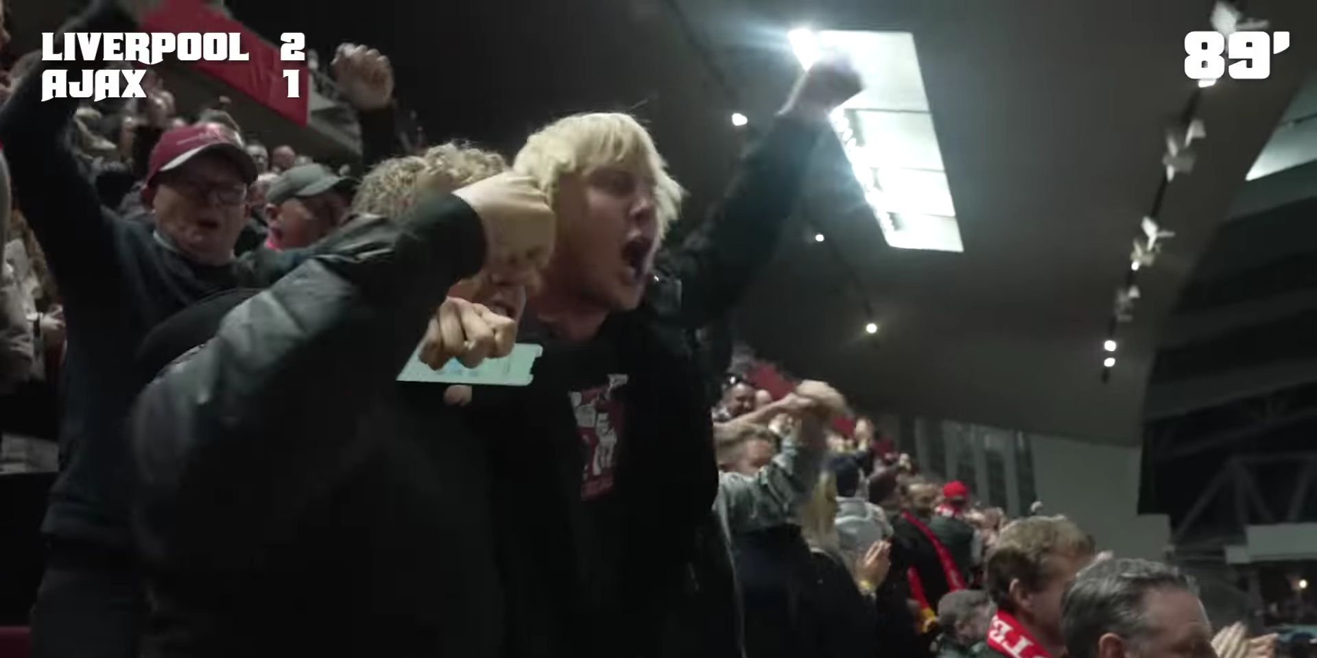 (Video) Paddy The Baddy shares matchday vlog from Ajax victory and wild celebrations after Matip’s goal