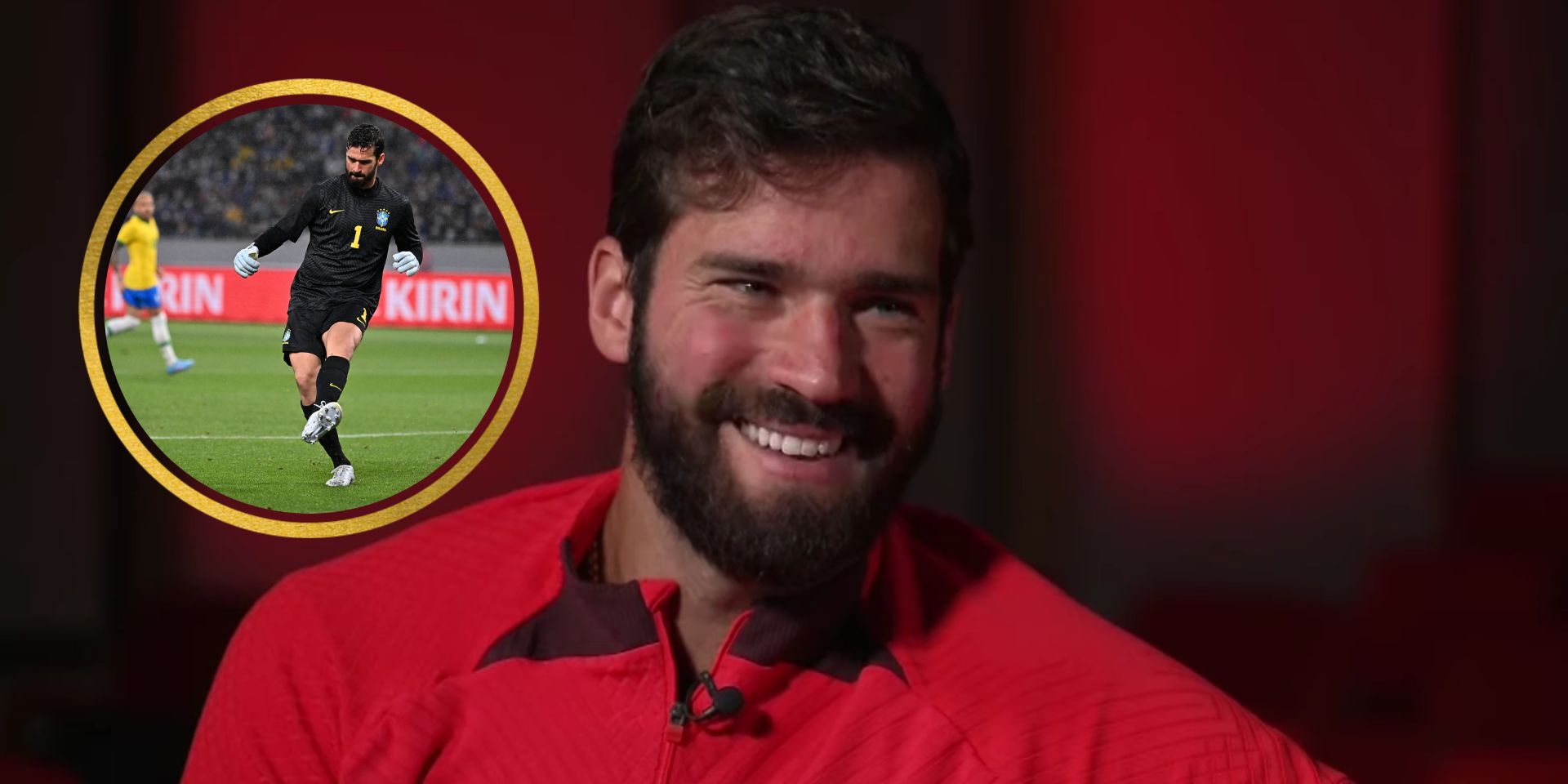 (Video) Alisson on how his dislike of running stopped him being an outfield player