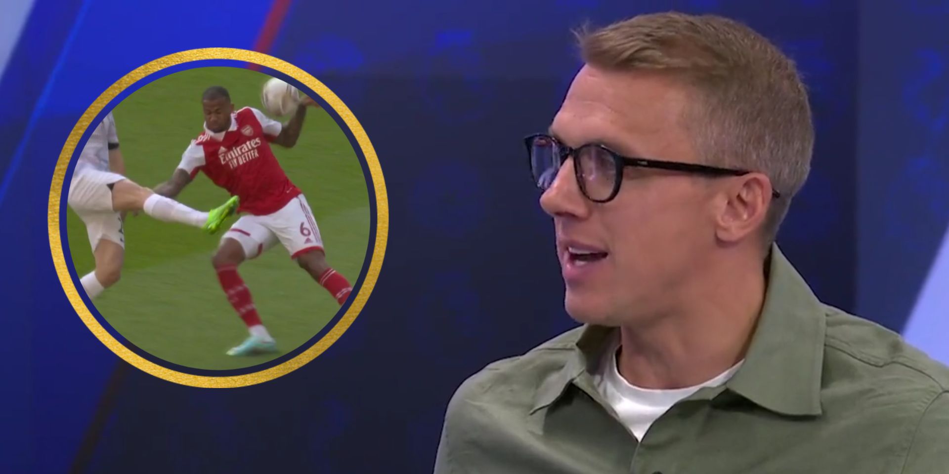 (Video) Ex-Red says “natural movement of the arms” means Gabriel handball call was correct