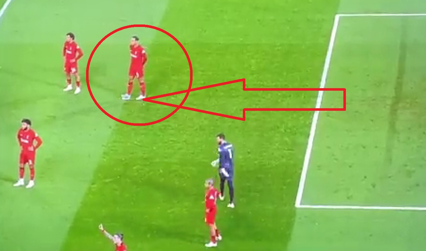 (Video) Van Dijk calls on dark arts & appears to scuff penalty spot before Bowen takes
