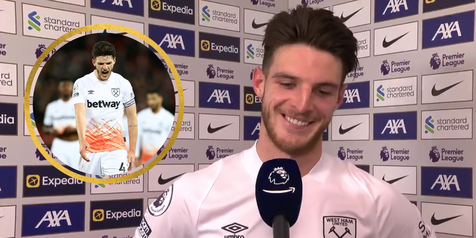 (Video) “I honestly feel sick” – Declan Rice after 1-0 defeat at Anfield