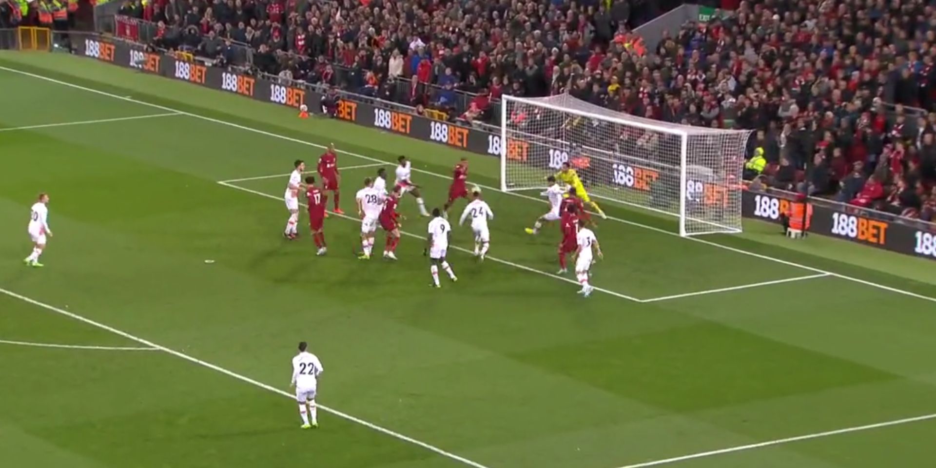 (Video) Henderson, Firmino and Jones come painfully close to converting Alexander-Arnold’s corner
