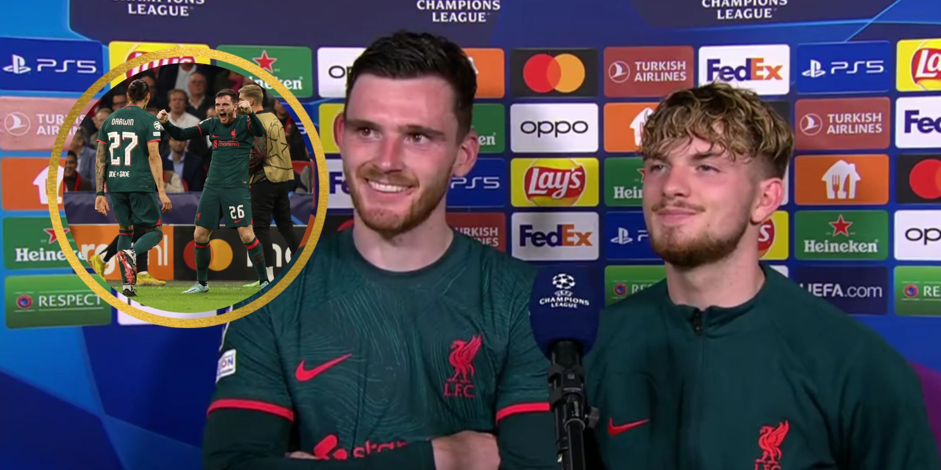 (Video) Robertson on the motivational conversation he had with Nunez at half-time
