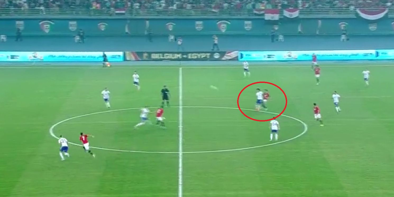 (Video) Salah makes Belgian backline look silly with unreal assist for Egypt