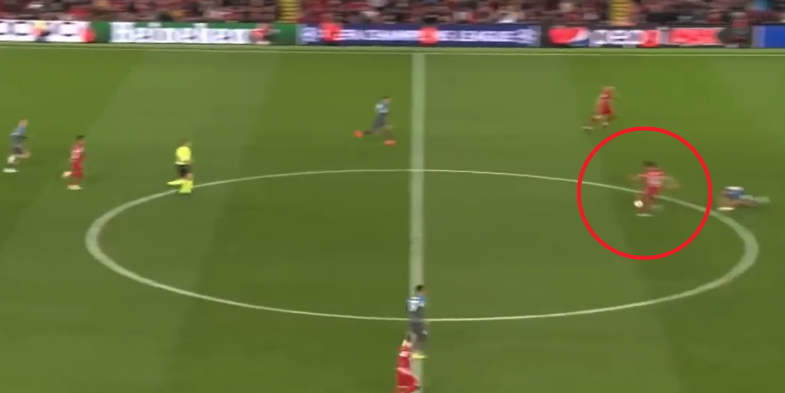 (Video) Mo Salah’s stunning first touch almost ends Napoli before Nunez goal