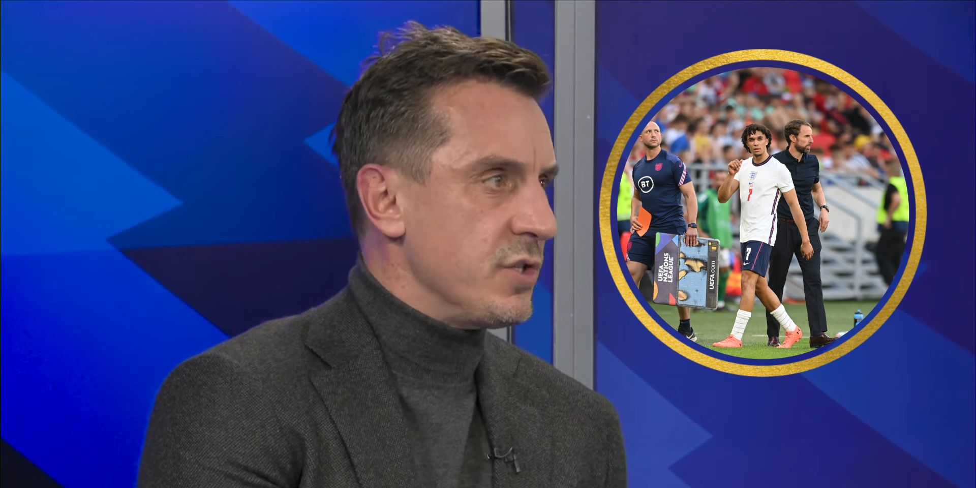 (Video) Neville says Alexander-Arnold would ‘never play in a knockout game for England’