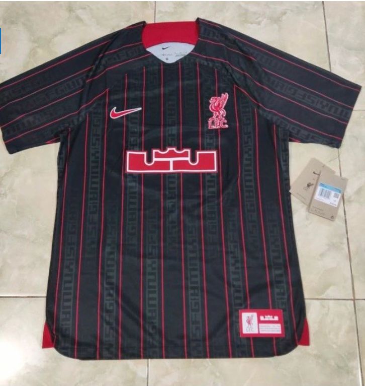 Leaked picture: jersey of LeBron James's clothing collaboration with  Liverpool