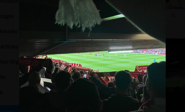  Photo Liverpool Supporter Shares His View From the Worst Seat At 
