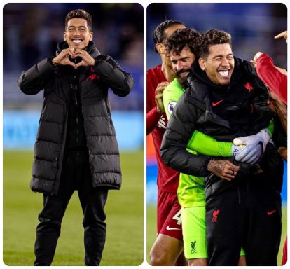 Firmino gives thanks on Instagram after adoration from Liverpool fans