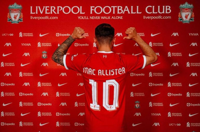 Mac Allister explains why he's opted to wear the No. 10 shirt at