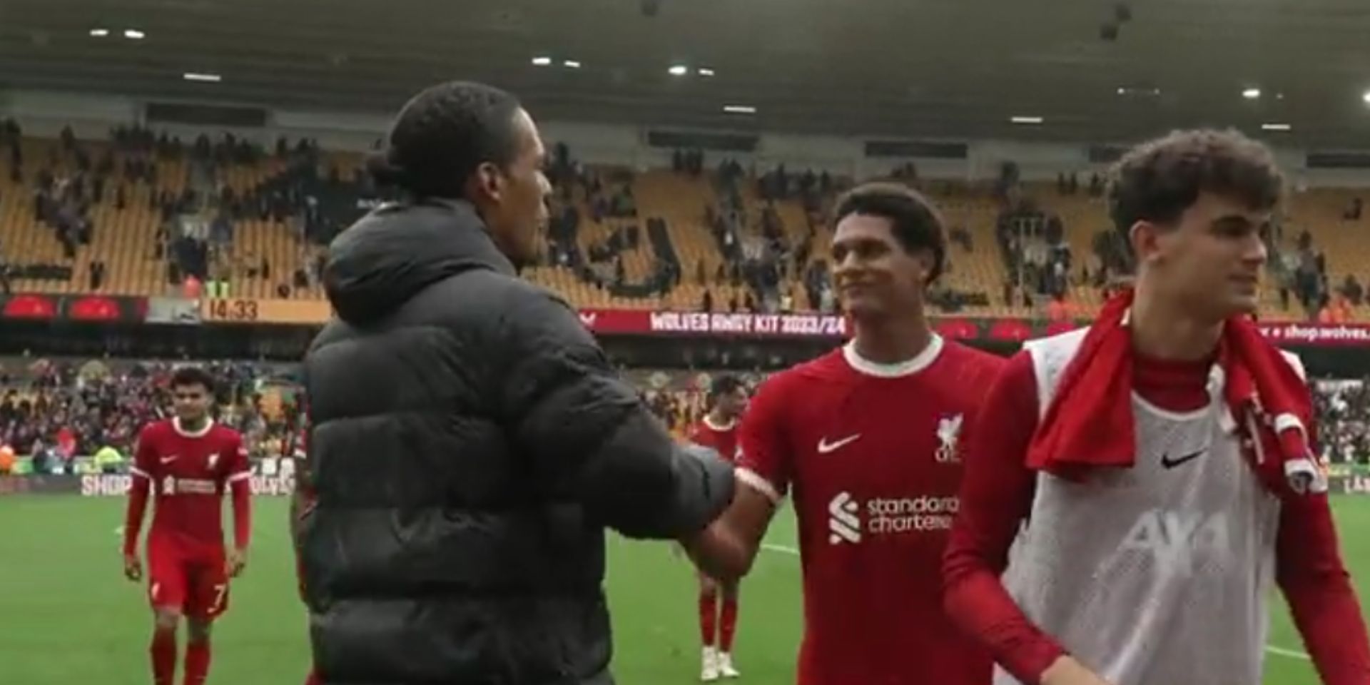Liverpool starlet Jarell Quansah reveals what it is like to play alongside Virgil van Dijk. 