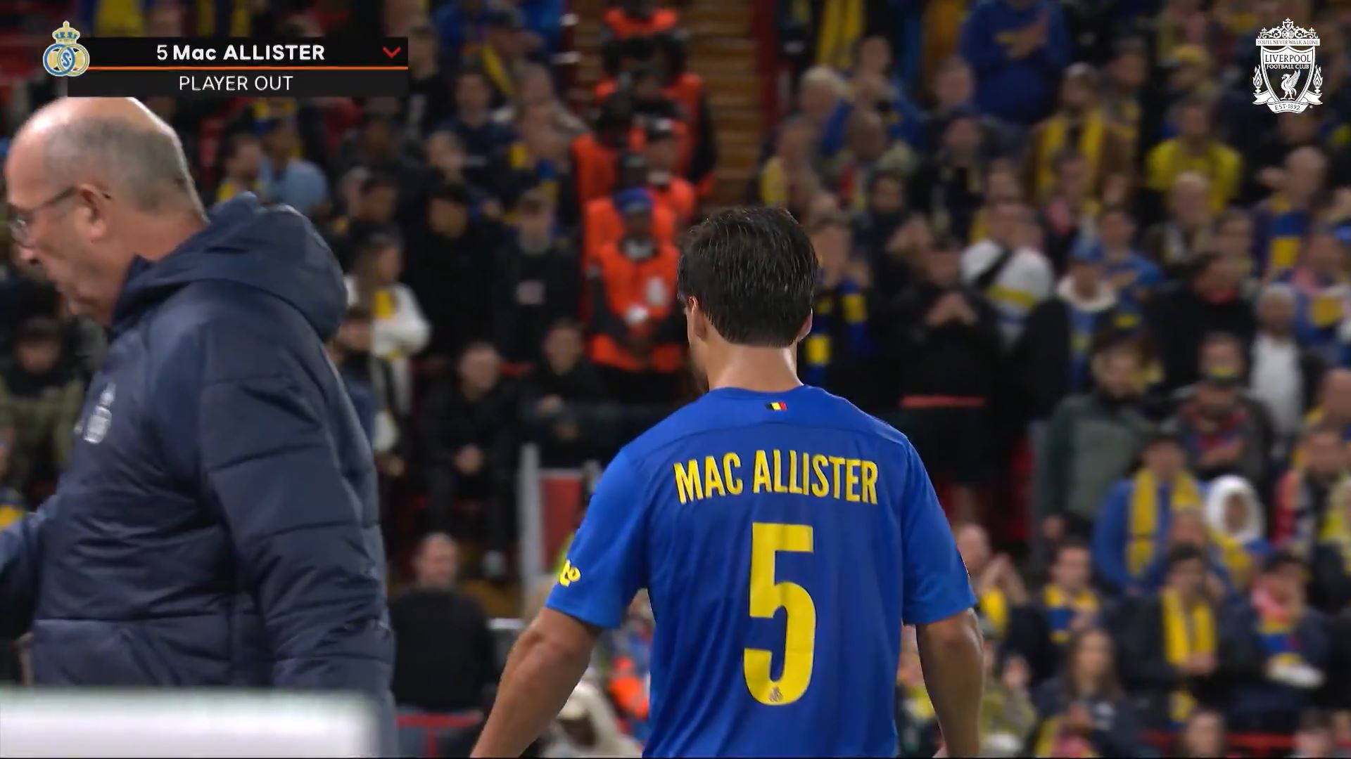 Mac Allister, Anfield, Union SG Mac Allister, Anfield, Union SG