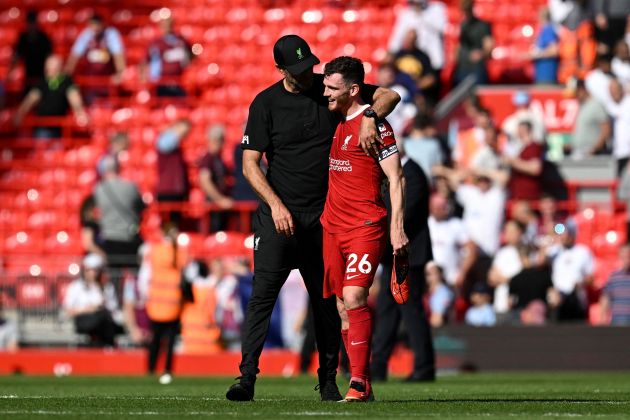 Klopp, Robertson, Liverpool