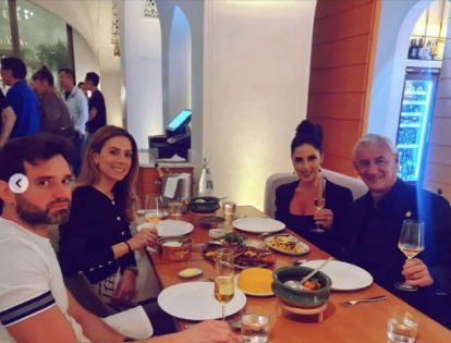 Rush drops surprise snaps with Mo Salah's agent Ramy Abbas Issa