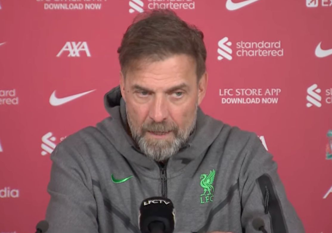Jurgen Klopp says he will ‘kick’ reporters ‘out of the room’ if he’s asked one certain question again