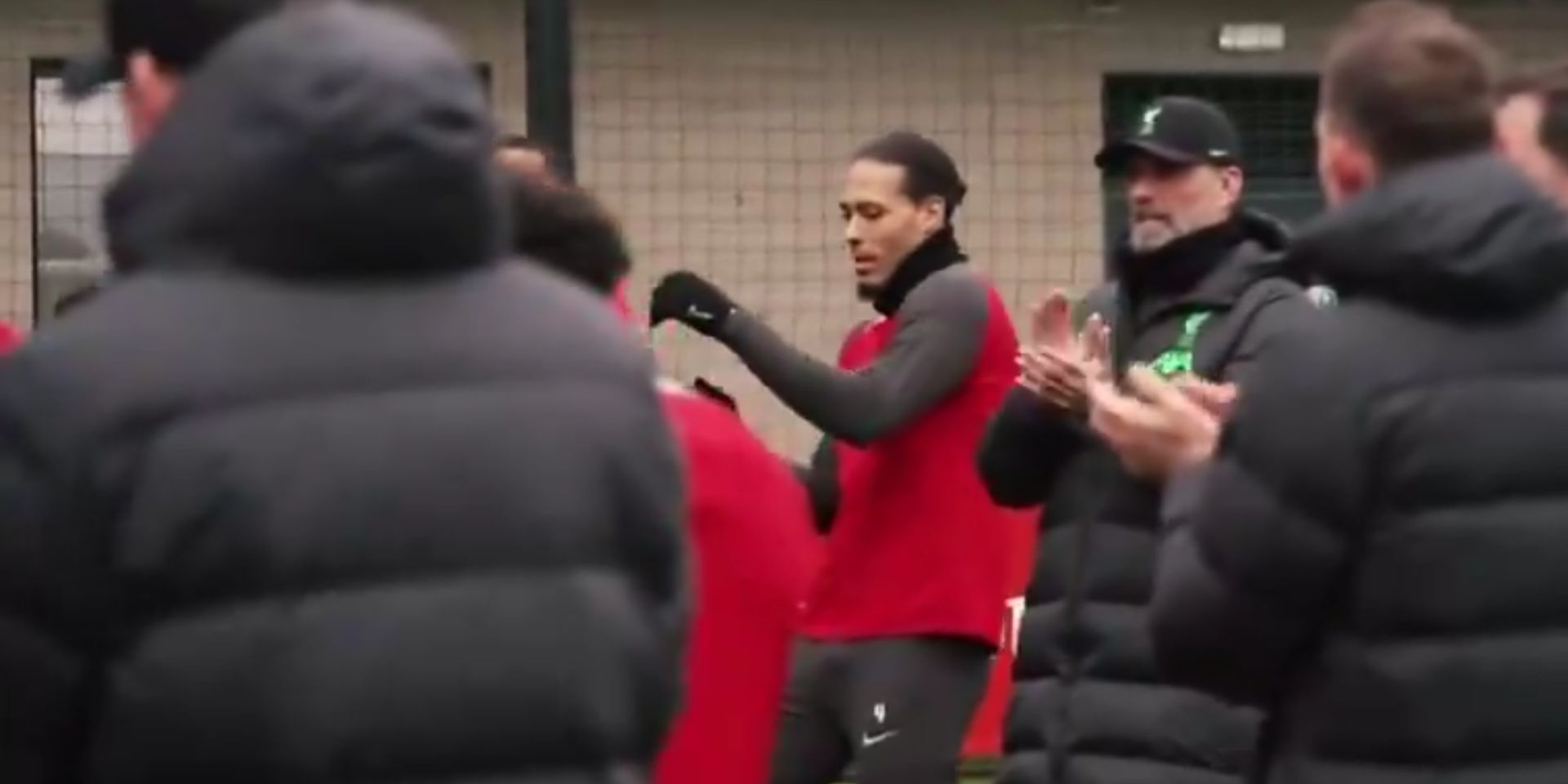 (Video) Liverpool fans will love Van Dijk’s training ground birthday song dance