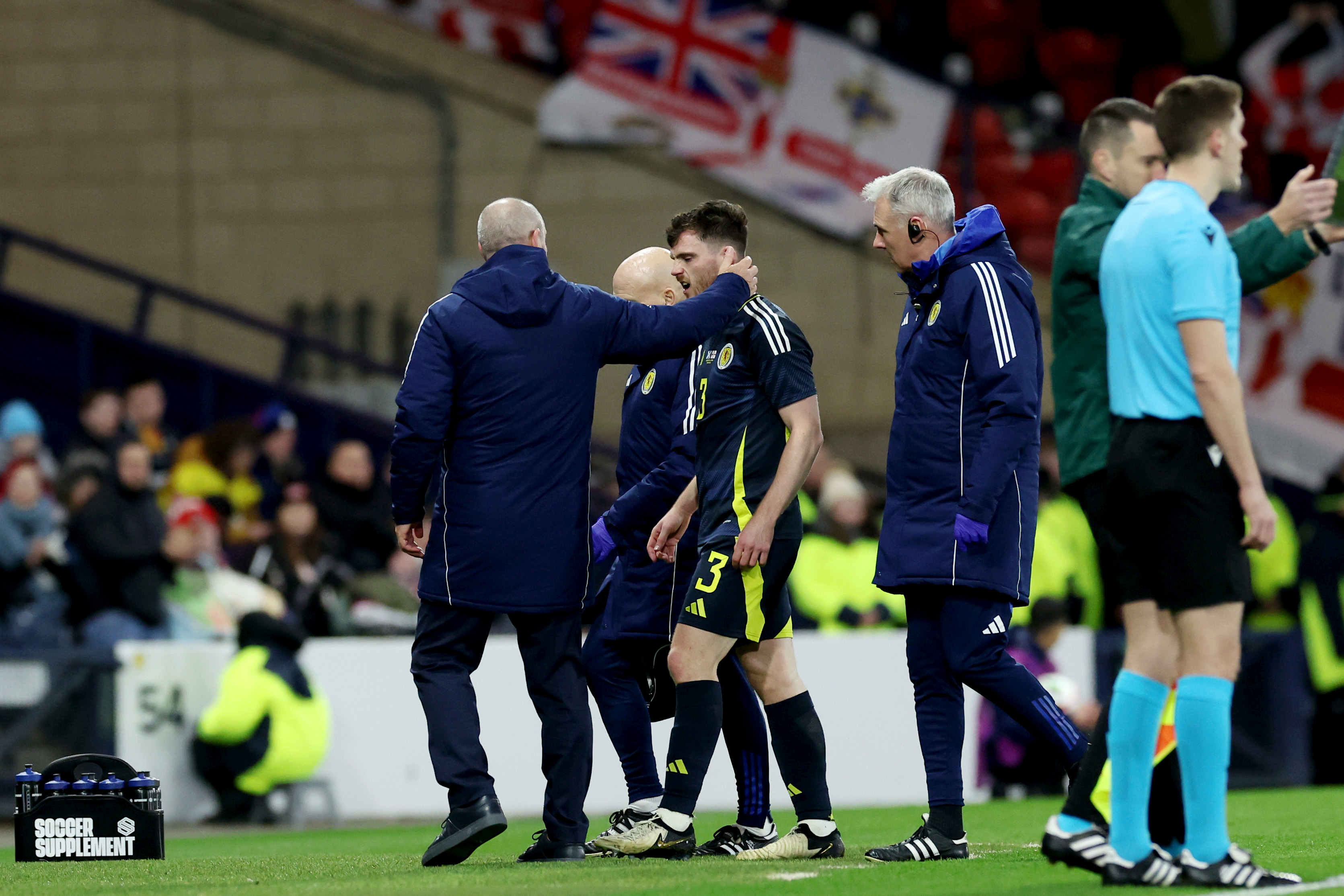 Scotland manager outlines Andy Robertson plan after Liverpool defender’s untimely injury blow