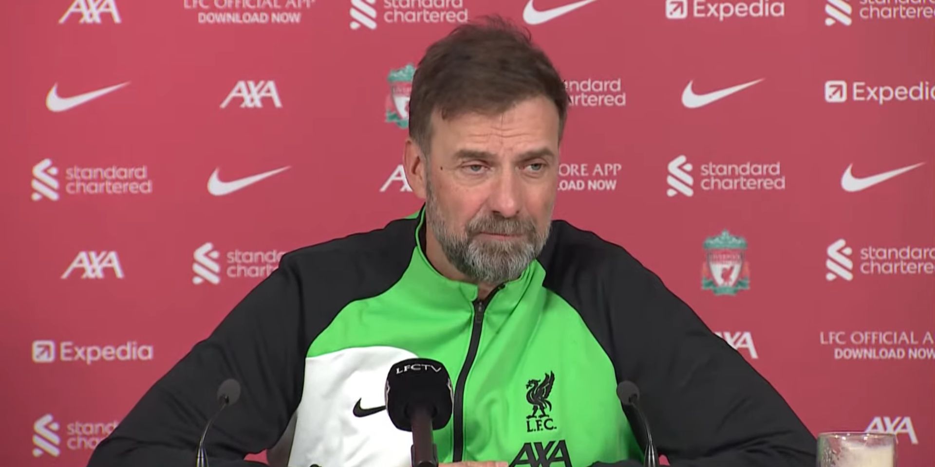 (Video) Klopp glows with praise for player ‘people will talk about in 40 years time’