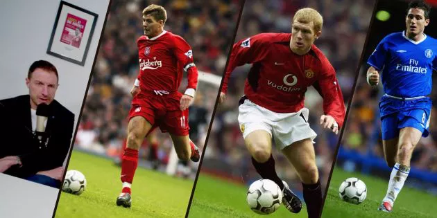 Gerrard, Lampard, Scholes, Vignal