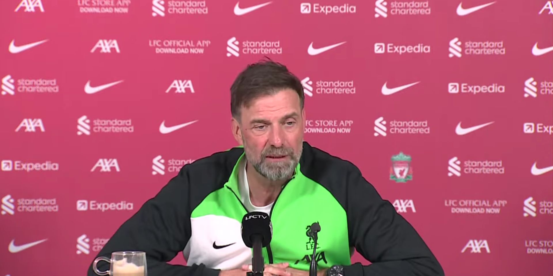 (Video) Klopp admits Liverpool have been ‘very tense’ and blames ‘super-intensive period’