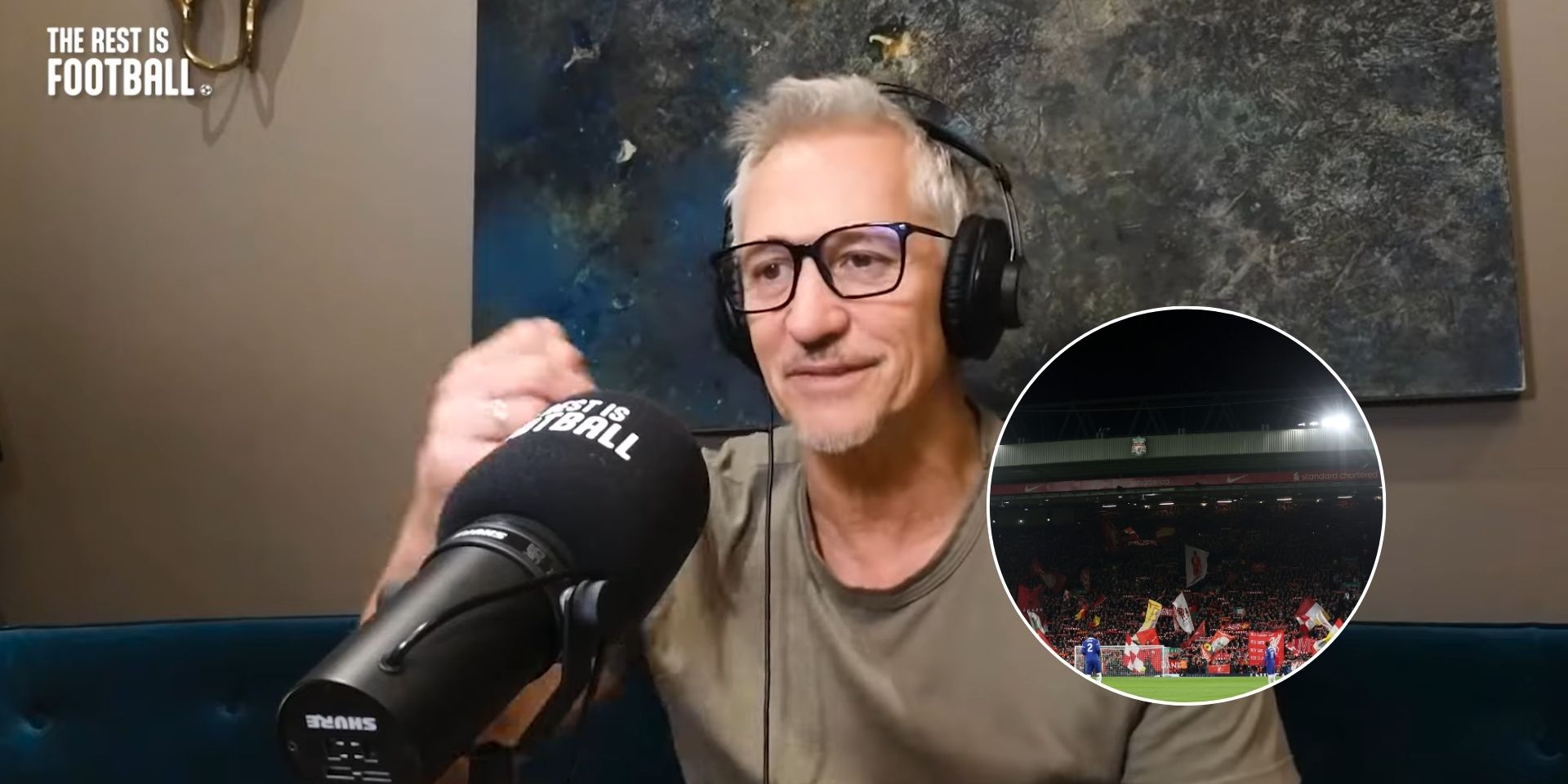 (Video) Gary Lineker on what sets Anfield aside from other stadiums