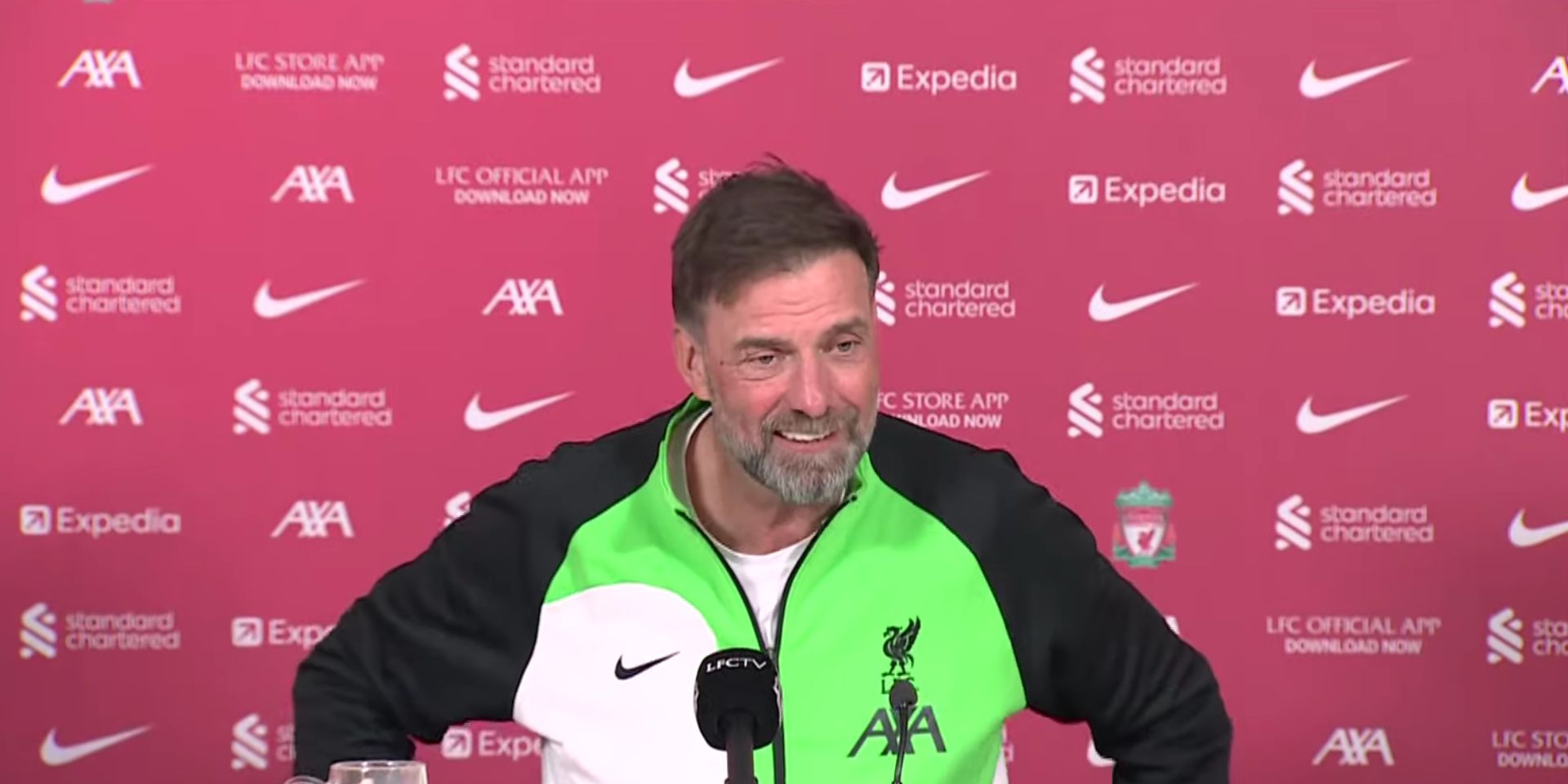 (Video) Klopp’s reaction after being congratulated for securing Champions League football