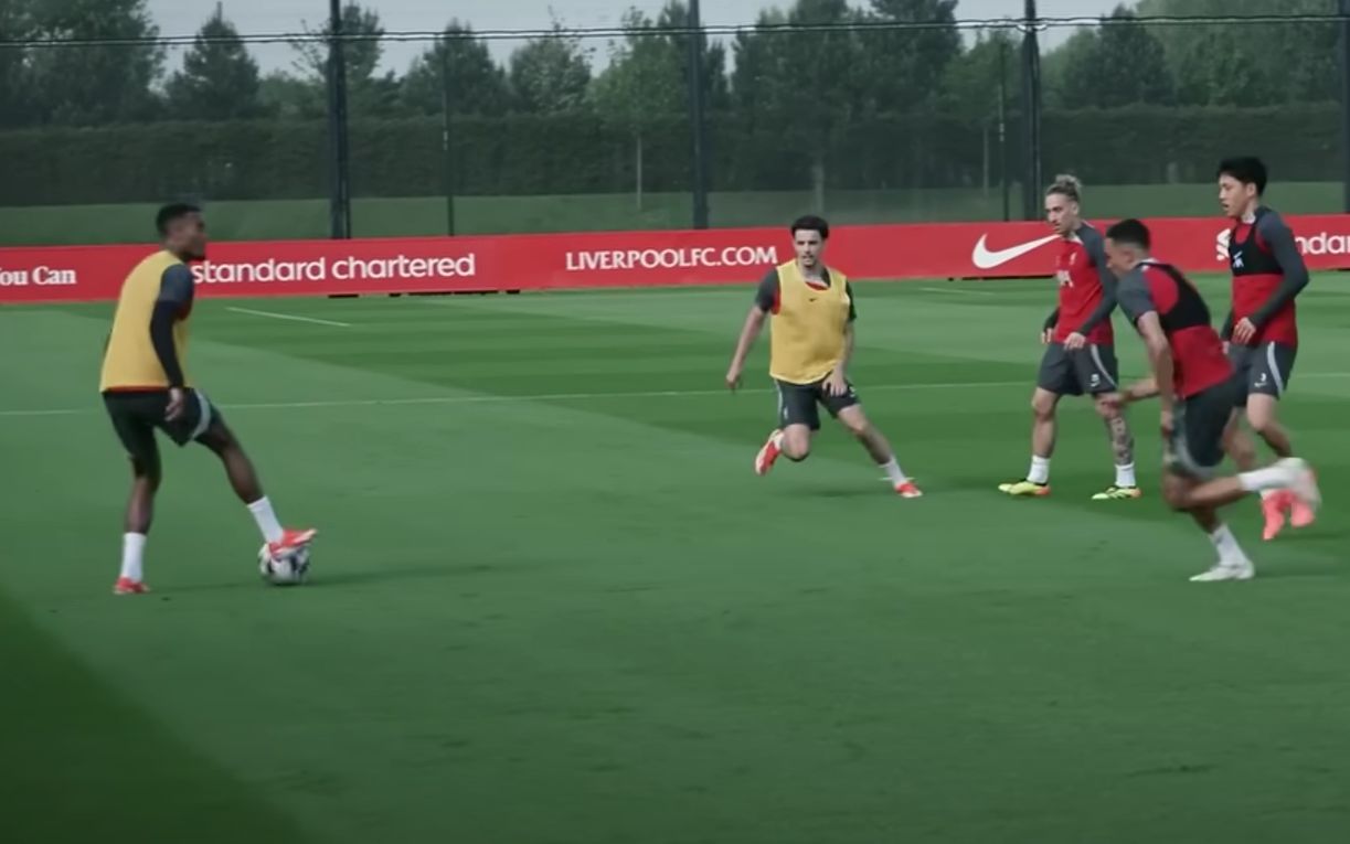 (Video) Watch droolworthy thing Ryan Gravenberch did in latest Liverpool training