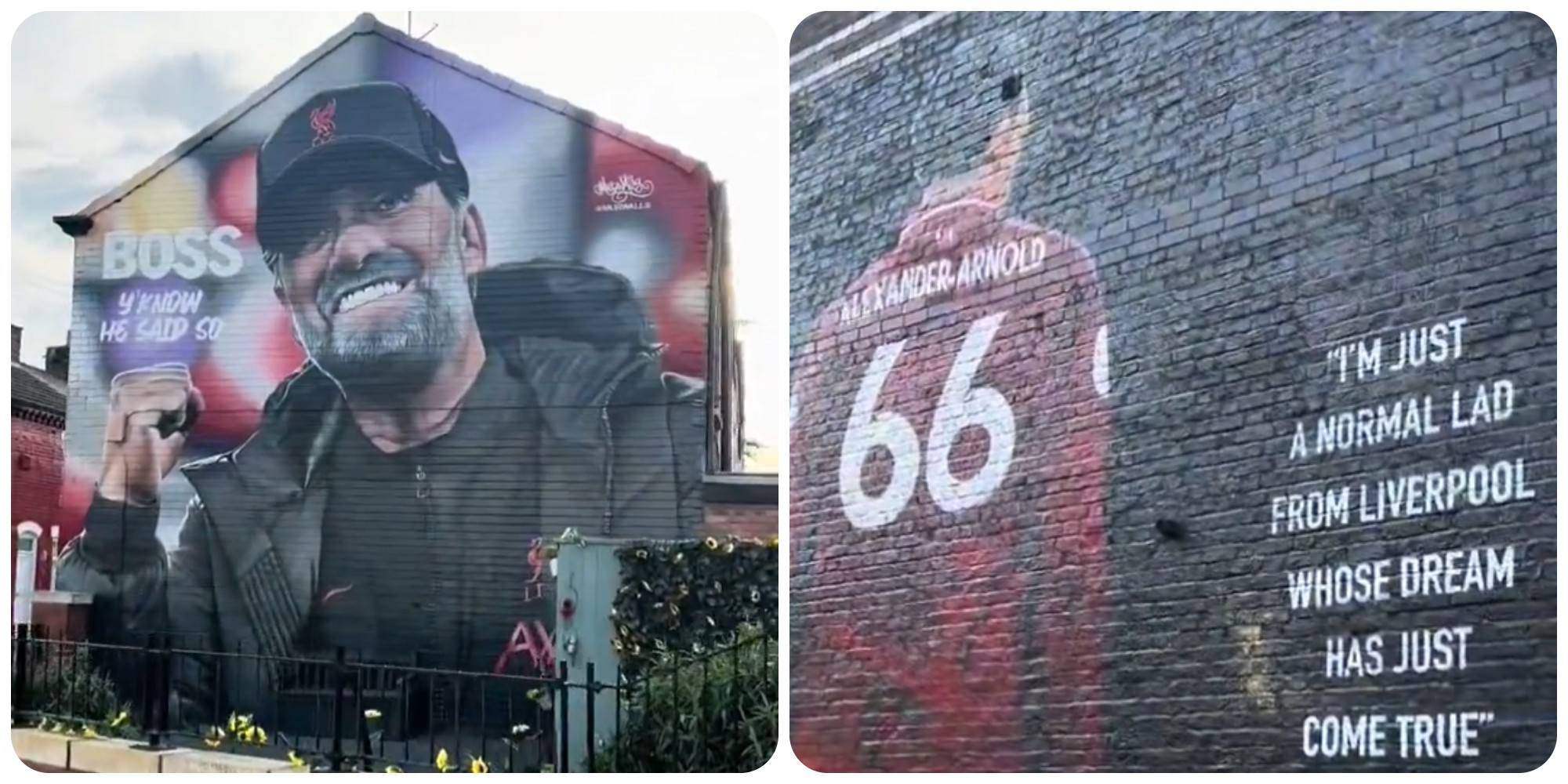 (Video) Liverpool fan captures every single LFC mural near Anfield in brilliant walking tour