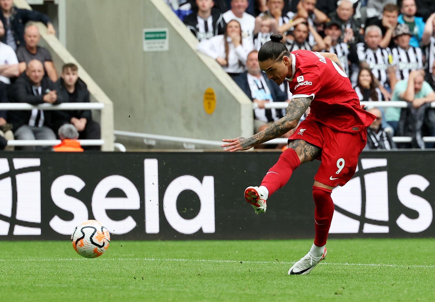 Darwin Nunez made a decisive impact off the bench in Liverpool's win at Newcastle in August 2023