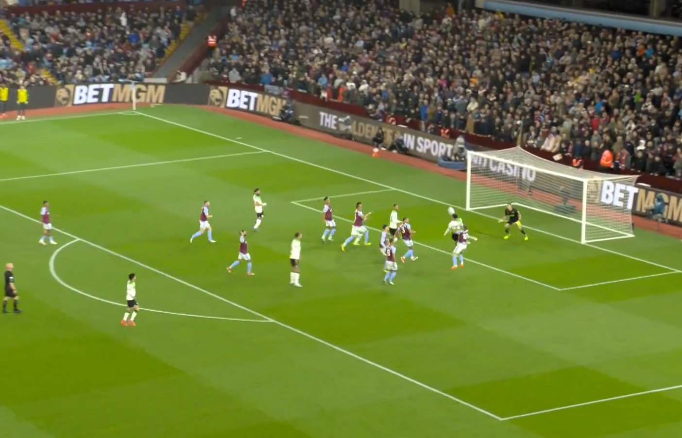 (Video) First PL goal: Jarell Quansah punishes dozing Digne to stretch Liverpool’s lead v Villa