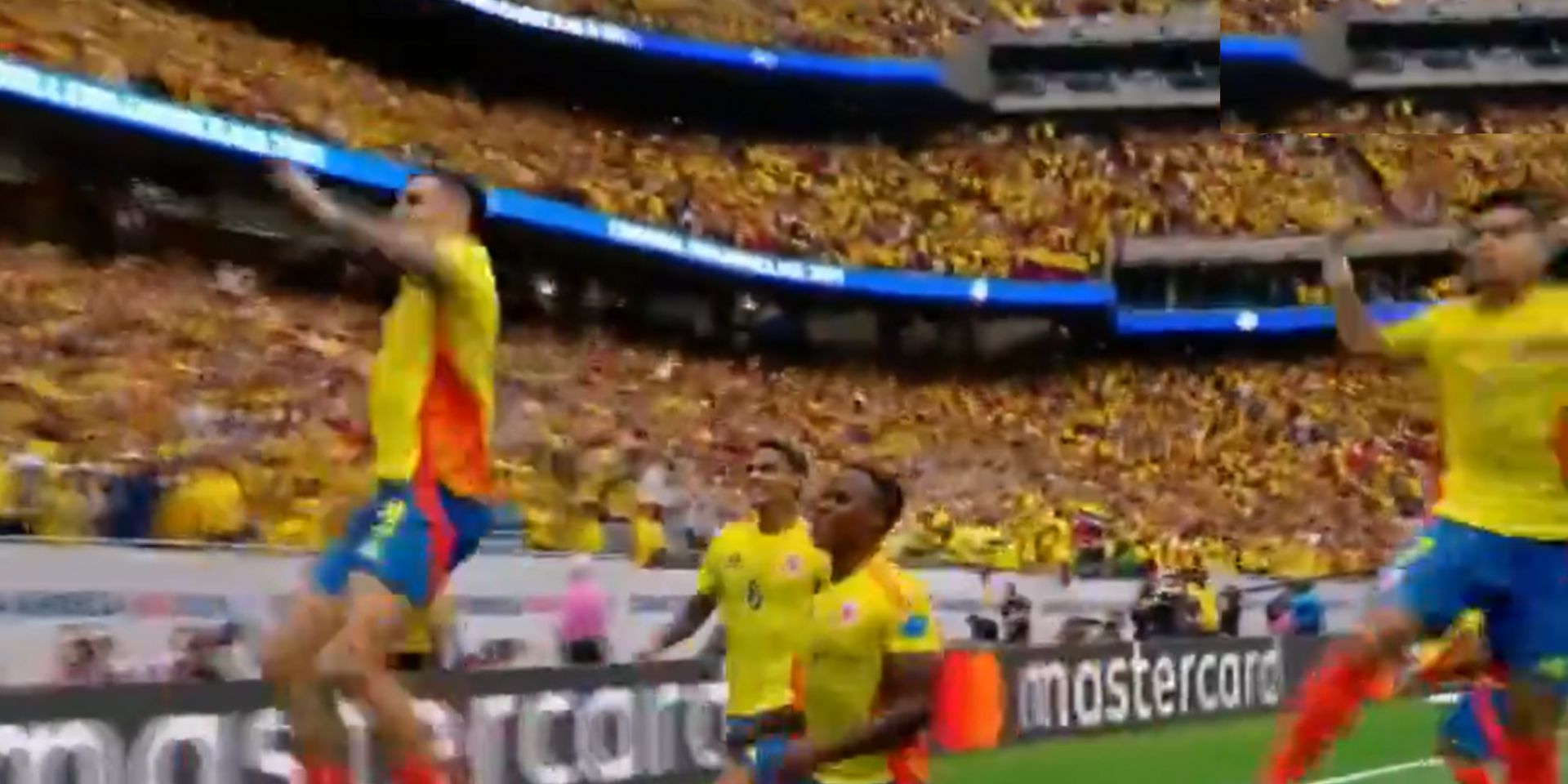 (Video) Luis Diaz emulates Sadio Mane with Colombia celebration