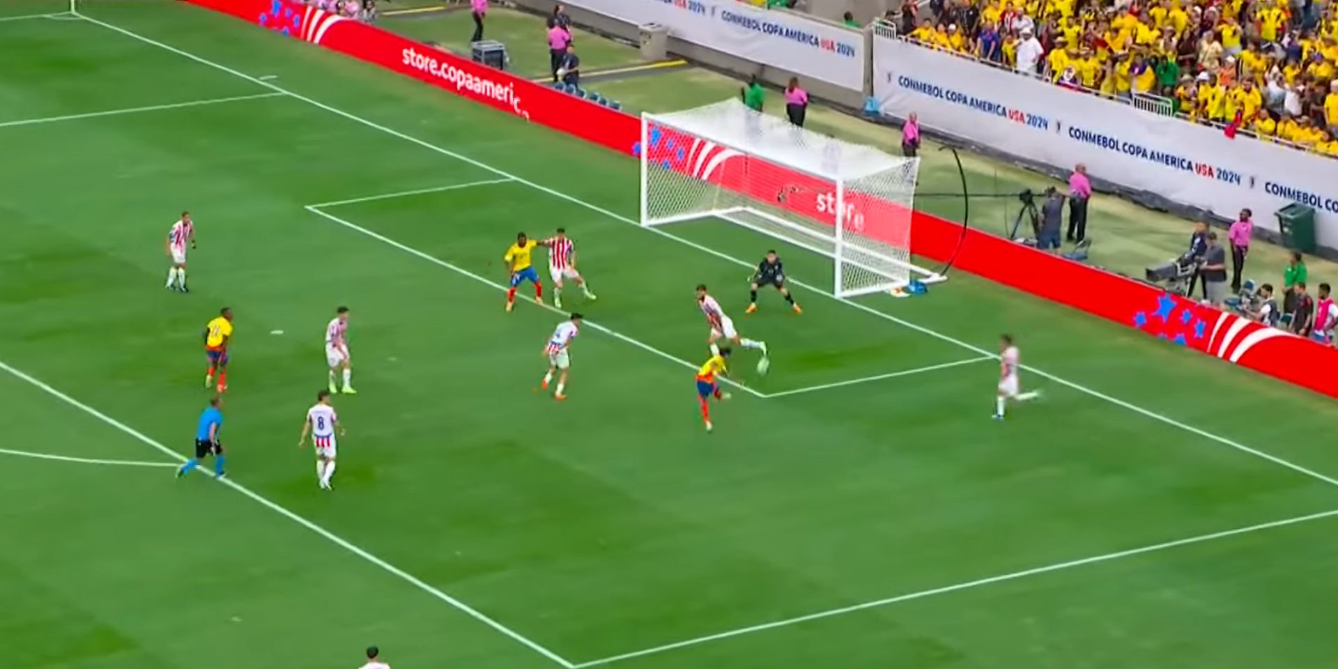 (Video) Diaz inches away from copying Nunez’s Copa America feat