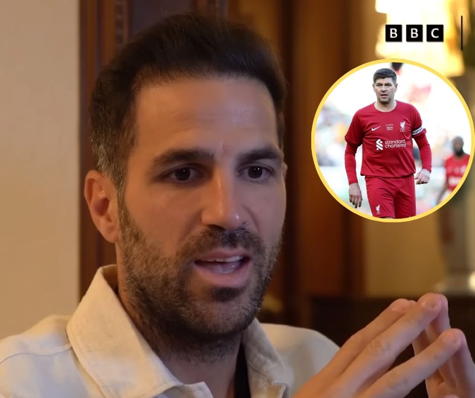 (Video) Cesc Fabregas’ huge admiration for Steven Gerrard laid bare by one thing he did as a boy