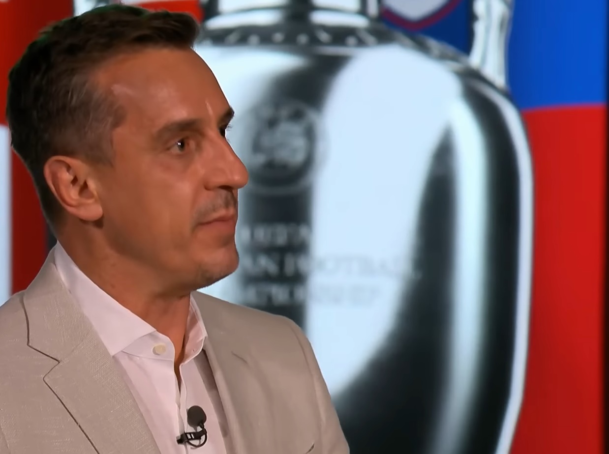 ‘What the hell’s going on?’ – Gary Neville left gobsmacked over Liverpool player at Euro 2024