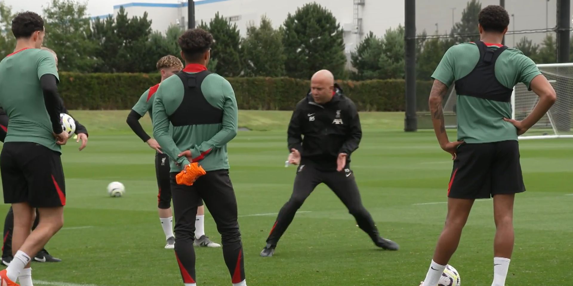 (Video) Slot spotted doing one thing in training we rarely saw from Klopp